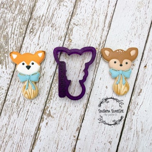 Emporte-pièce hochet fauve ou renard, emporte-pièce pour fondant et emporte-pièce