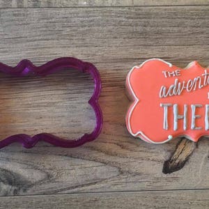 Jesse Plaque Cookie Cutter and Fondant Cutter and Clay Cutter