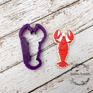 Crawfish #2 or Crawdad Cookie Cutter and Fondant Cutter and Clay Cutter
