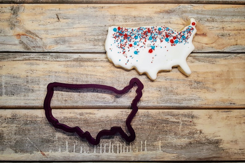 America the Beautiful United States USA Cookie Cutter and Etsy