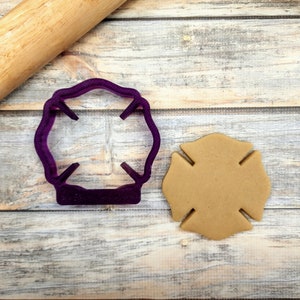 Maltese Cross or Fire Department Emblem Cookie Cutter or Fondant Cutter and Clay Cutter