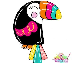 Toucan #2 Cookie Cutter and Fondant Cutter and Clay Cutter