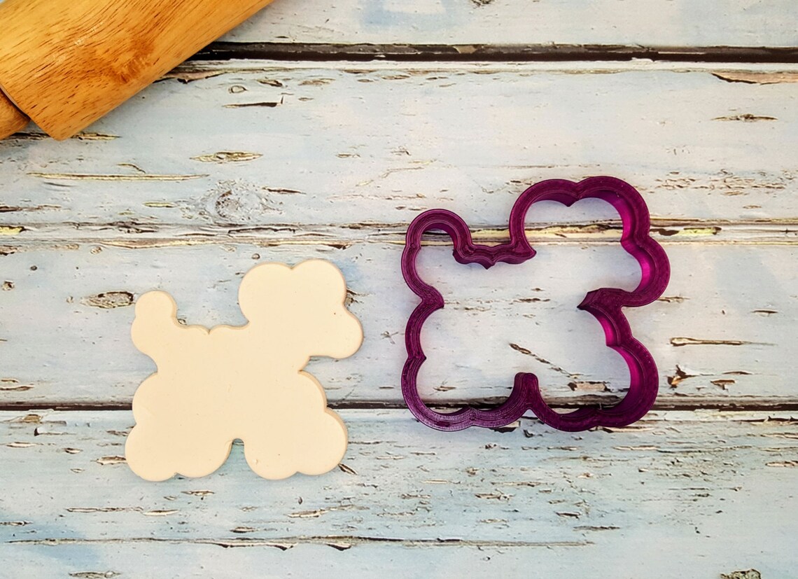 New Orleans Bead Dog NOLA Bead Dog Cookie Cutter and Fondant | Etsy