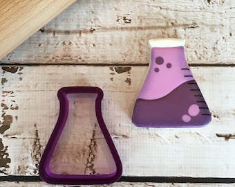Beaker #1 Or Science Lab Cookie Cutter and Fondant Cutter and Clay Cutter