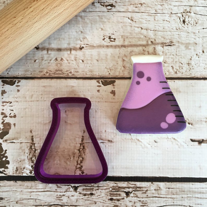 Beaker 1 or Science Lab Cookie Cutter and Fondant Cutter and Etsy