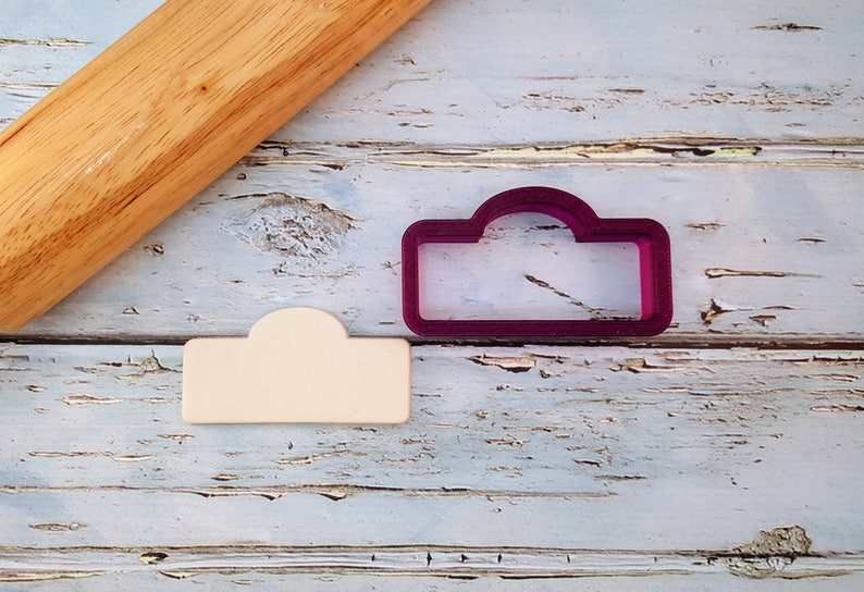 Vintage Street Sign Cookie Cutter and Fondant Cutter and Clay Cutter image 1