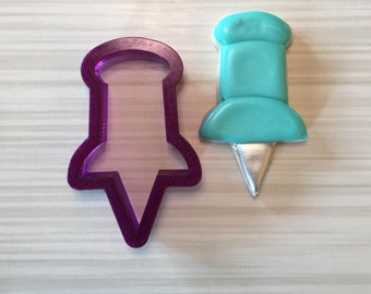 Push Pin or Tack Cookie Cutter and Fondant Cutter and Clay Cutter