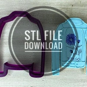 Digital STL File Download for Jean Jacket or Denim Jacket Cookie Cutter and Fondant Cutter and Clay Cutter