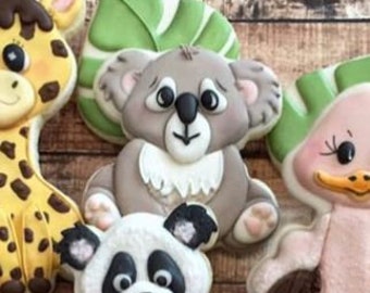 Koala Bear Zoo Baby Cookie Cutter and Fondant Cutter and Clay Cutter