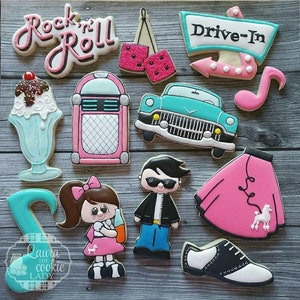 Set of 12 Sock Hop Cookie Cutters