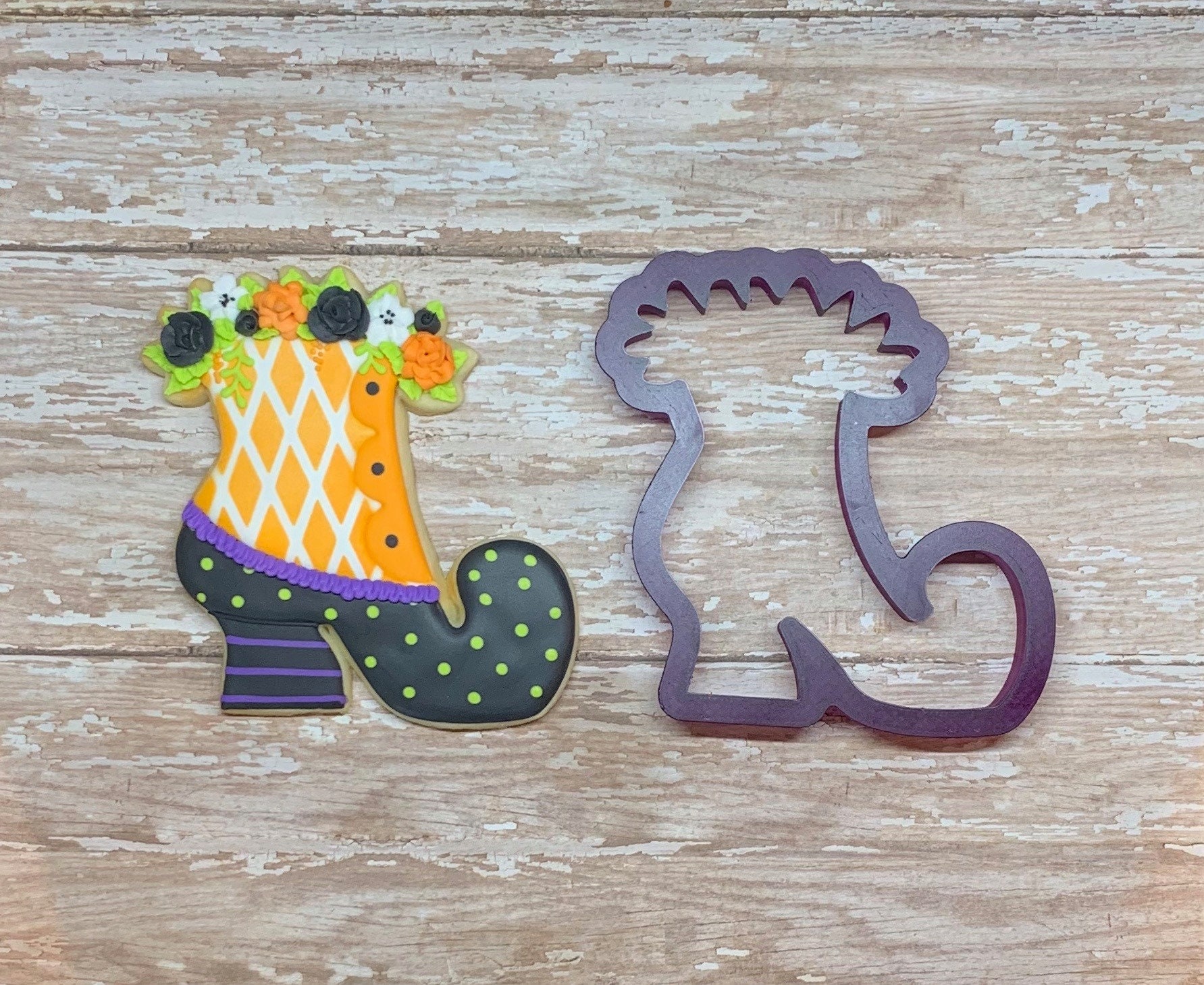 Witch Boot #2 Cookie Cutter or Fondant Cutter and Clay Cutter - Etsy
