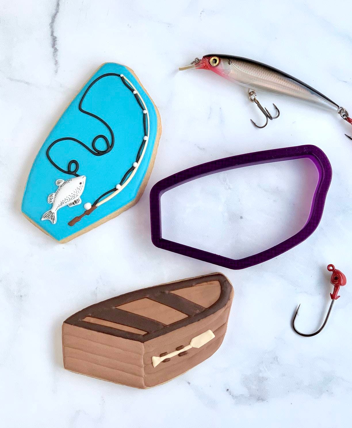 Fishing Themed Cookie Cutter 