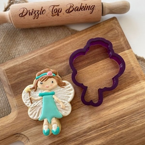 Fairy Cookie Cutter or Fondant Cutter and Clay Cutter
