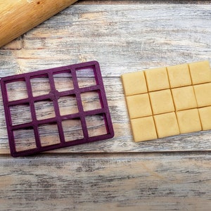 Multi-Mini Square Cookie Cutter and Fondant Cutter and Clay Cutter