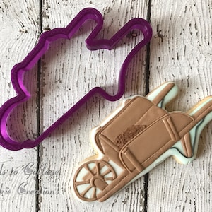 Cortador de biscoitos de carrinho de mão, cortador de fondant e cortador de argila