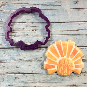 Sun #2 Cookie Cutter and Fondant Cutter and Clay Cutter