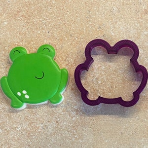 Frog Cookie Cutter and Fondant Cutter and Clay Cutter