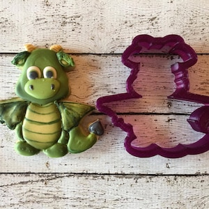 Dragon Cookie Cutter and Fondant Cutter and Clay Cutter