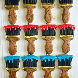 Paint Brush #2 Cookie Cutter or Fondant Cutter and Clay Cutter