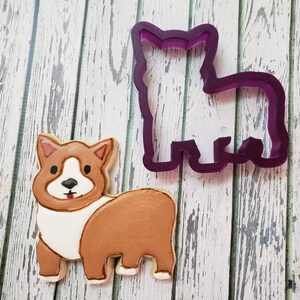 Corgi #2 Cookie Cutter or Fondant Cutter and Clay Cutter