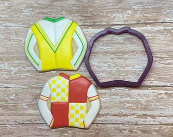 Derby Jockey Jacket Cookie Cutter and Fondant Cutter and Clay Cutter