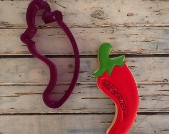 Fiesta Pepper Cookie Cutter and Fondant Cutter and Clay Cutter