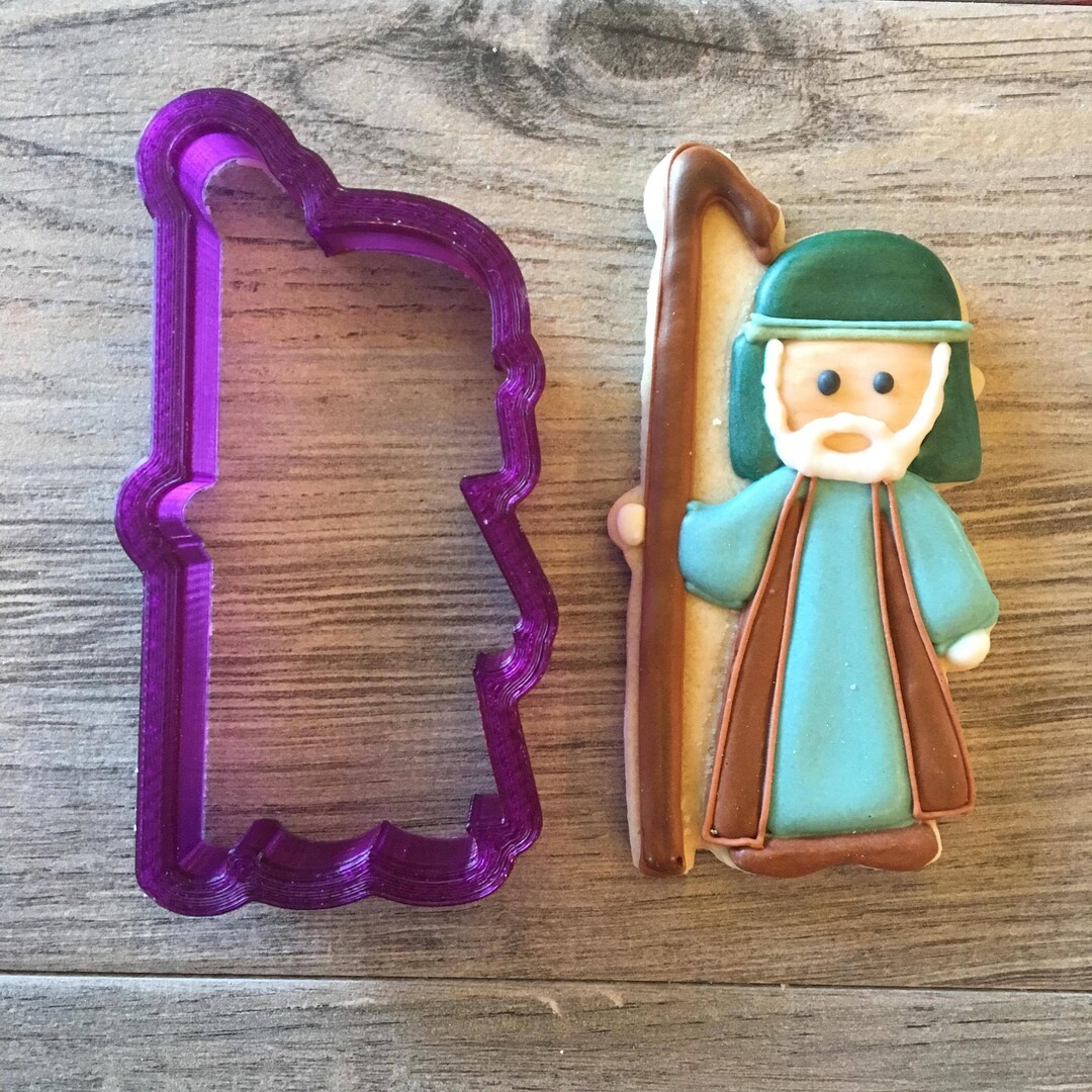 Shepherd With Nativity Scene Cookie Cutter and Fondant Cutter and Clay Cutter Etsy