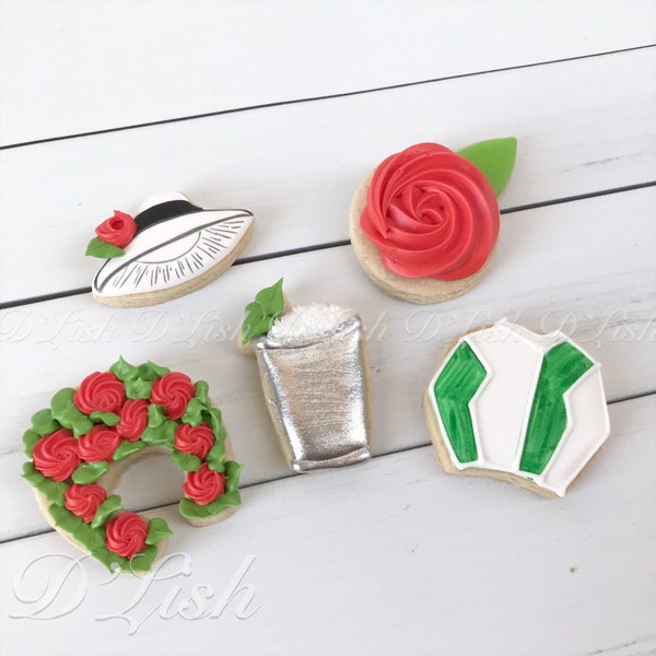 Mini Kentucky Derby Set Cookie Cutters and Fondant Cutters and Clay Cutters