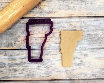State of Vermont Cookie Cutter and Fondant Cutter and Clay Cutter
