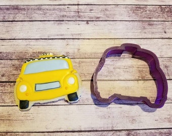 Taxi Cab Cookie Cutter and Fondant Cutter and Clay Cutter