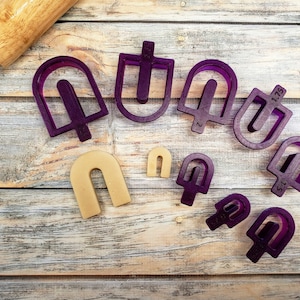 Rainbow or Arch Cookie Cutter and Fondant Cutter and Clay Cutter