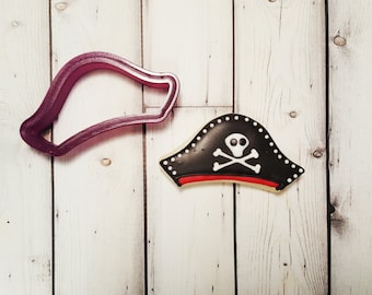 Pirate Hat Cookie Cutter or Fondant Cutter and Clay Cutter