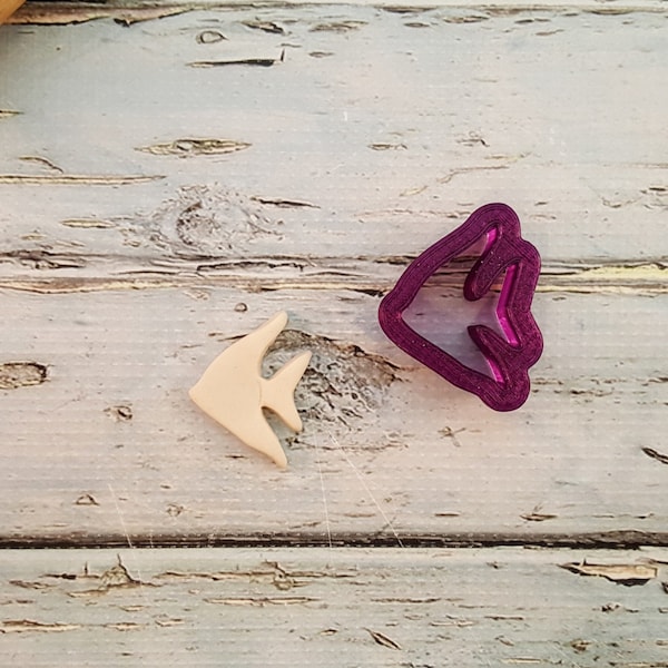 Mini Angel Fish Cookie Cutter and Fondant Cutter and Clay Cutter