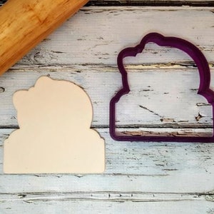 Gingerbread Boy and/or Girl with Sign 1 or Plaque Cookie Cutter and Fondant Cutter and Clay Cutter image 3