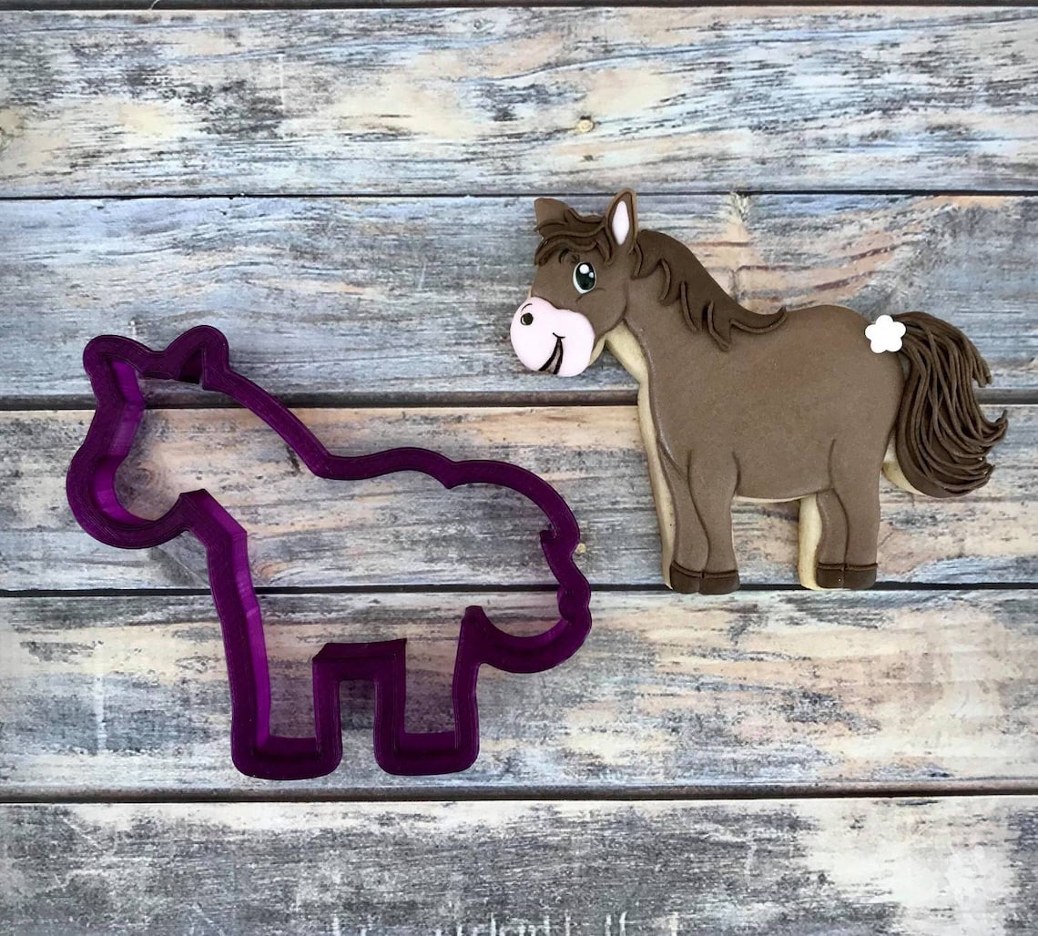 Horse Cookie Cutter and Fondant Cutter and Clay Cutter Etsy