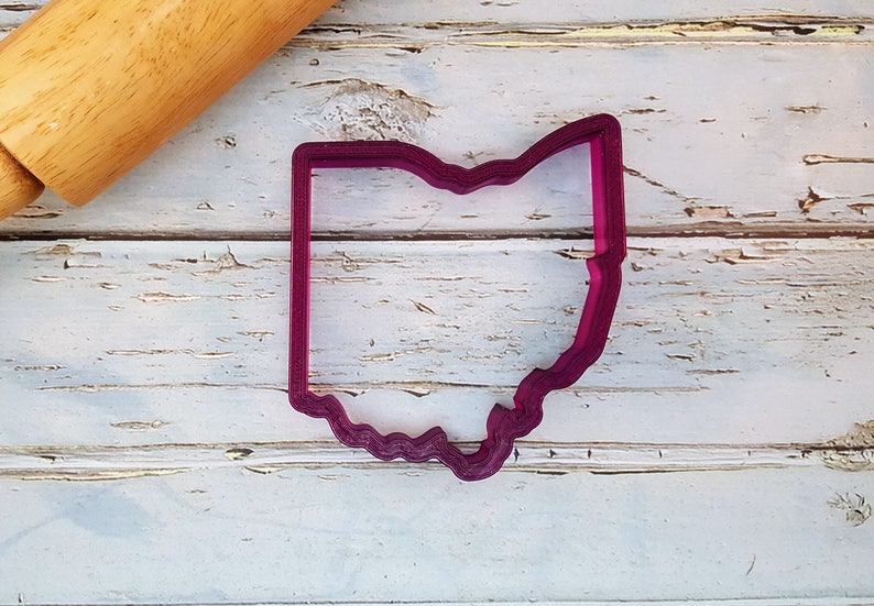 State of Ohio Cookie Cutter and Fondant Cutter and Clay Cutter Etsy
