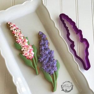 The Floured Canvas Mixed Floral Set of 4 Cookie Cutters and Fondant Cutters and Clay Cutters image 6