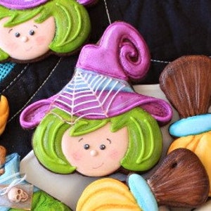 Lilaloa Witch Cookie Cutter and Fondant Cutter and Clay Cutter