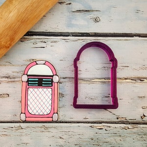 Juke Box or Jukebox Cookie Cutter and Fondant Cutter and Clay Cutter