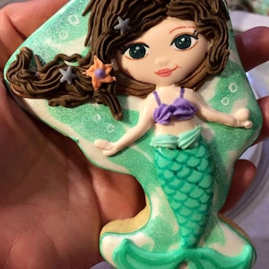 Mermaid Cookie Cutter and Fondant Cutter and Clay Cutter