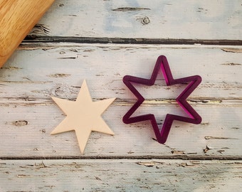 Chicago Star Cookie Cutter and Fondant Cutter and Clay Cutter