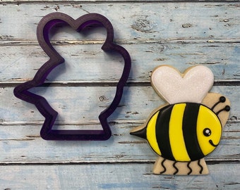 Bee #4 Cookie Cutter or Fondant Cutter and Clay Cutter