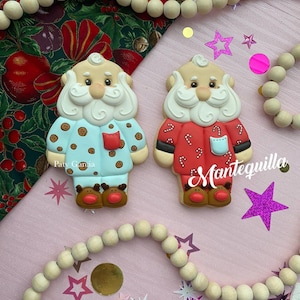 Santa in Pajamas Cookie Cutter by Mantequilla