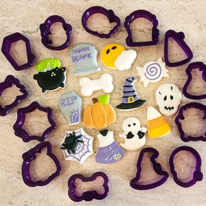 13 Days of Halloween Cookie Cutters and Fondant Cutters and Clay Cutters