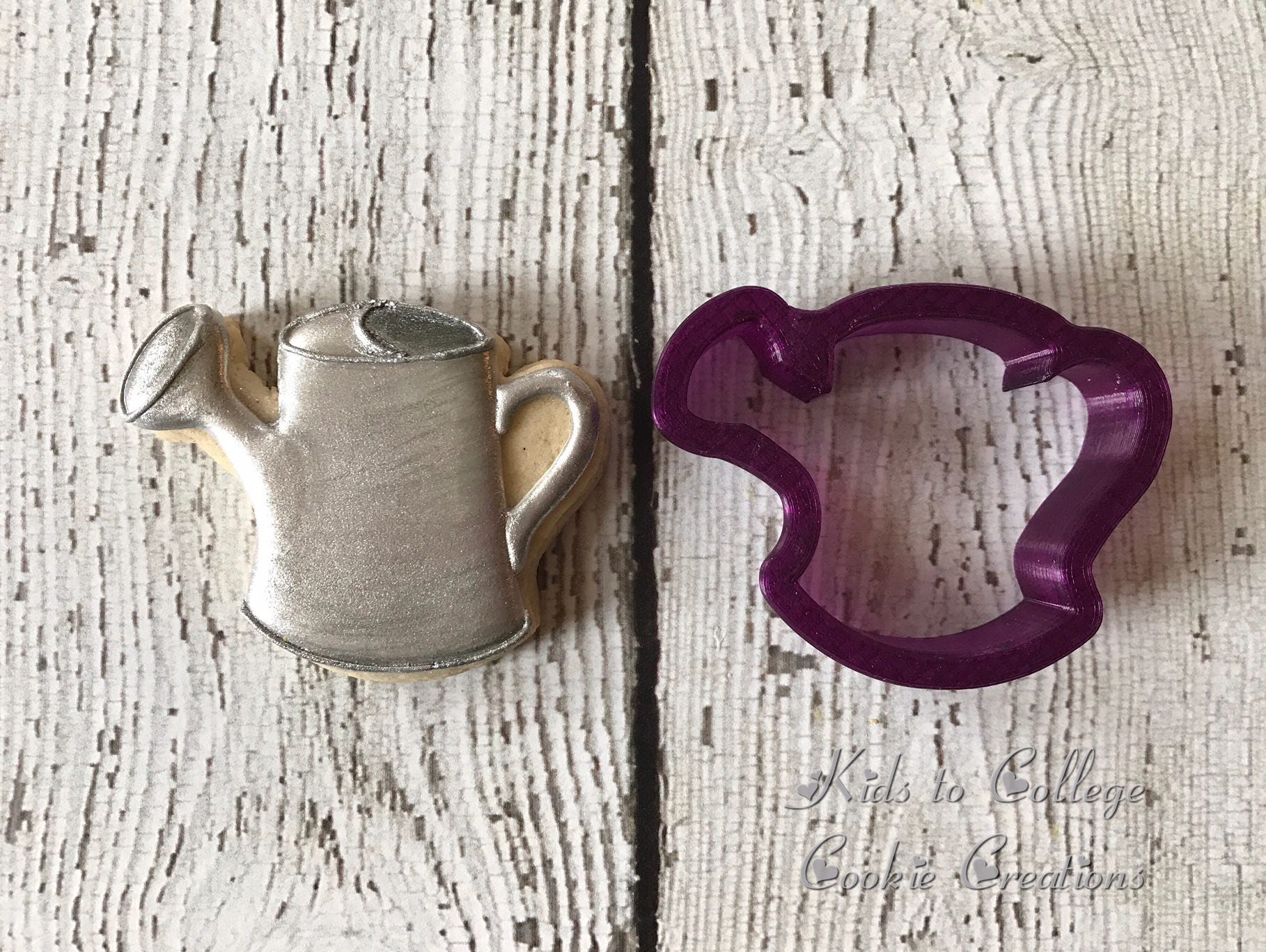 Watering Can 2 Cookie Cutter and Fondant Cutter and Clay Etsy