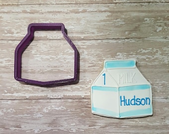 Milk Carton Cookie Cutter and Fondant Cutter and Clay Cutter