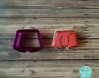 Boxer Briefs Cookie Cutter or Fondant Cutter and Clay Cutter