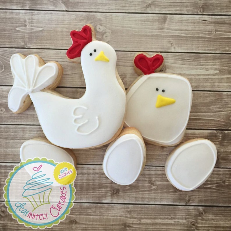 Ms MB the Chicken Cookie Cutter and Fondant Cutter and Clay Etsy