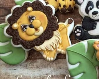 Lejon Zoo Baby Kakform och Fondantform och Lera Form