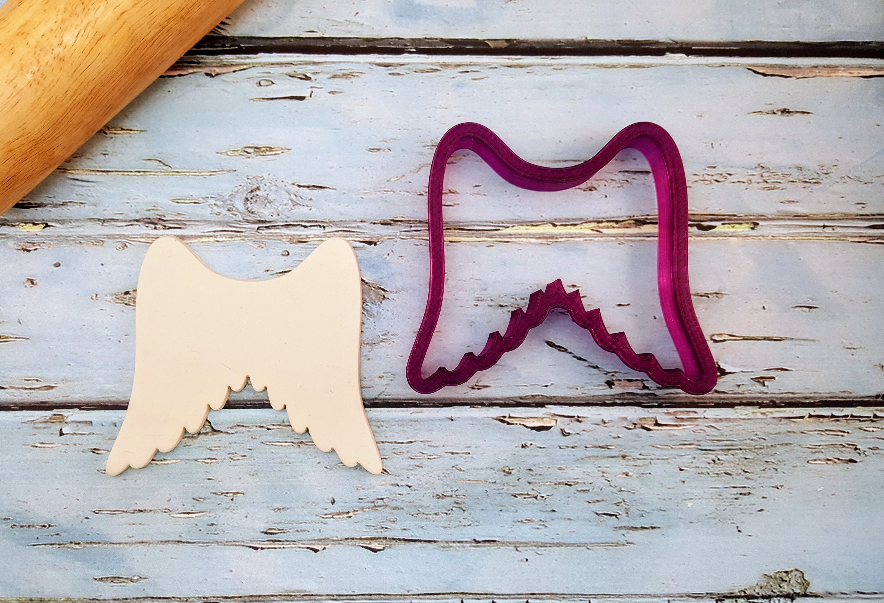 Angel Wings Cookie Cutter And Fondant Cutter And Clay Cutter Etsy